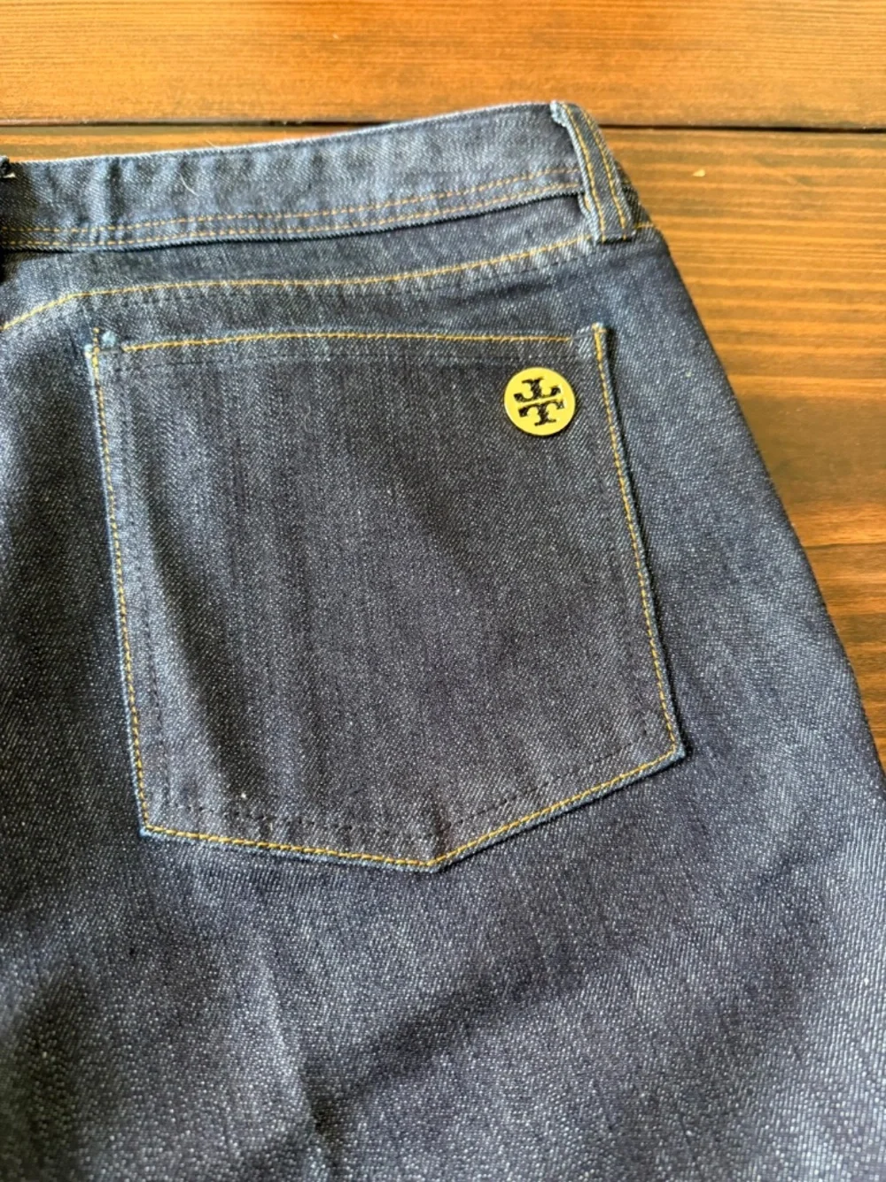 Tory Burch Straight Leg Cropped Jean - Size 30